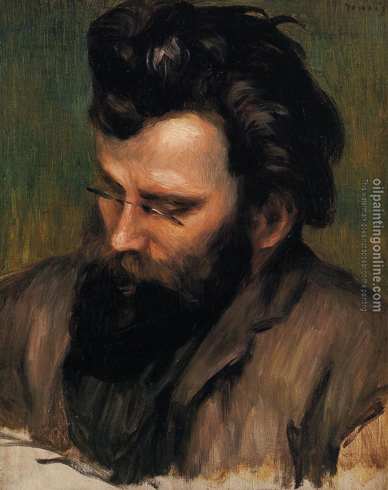 Renoir, Pierre Auguste - Portrait of Charles Terrasse